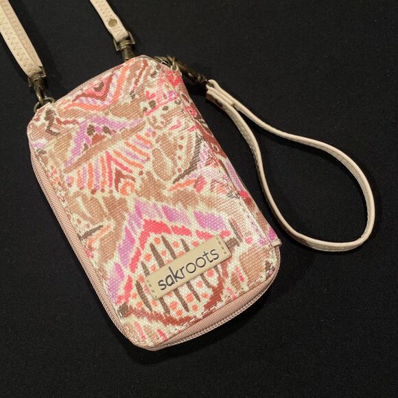 ~ New: Sakroots Crossbody Purse Salinas Smartphone Wallet Zip Pocket Bag, No Tag - Picture 12 of 15